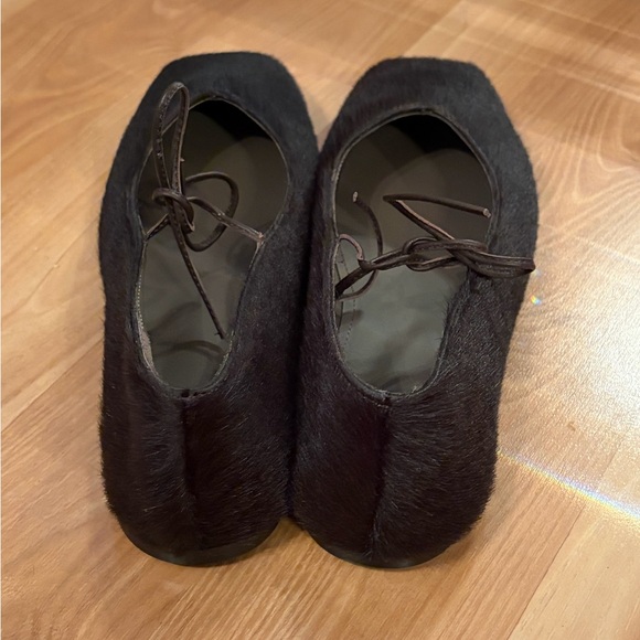 NWT Alohas Sway Ballet Flat Dark Brown Cowhide Size 39 - Picture 8 of 10